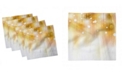 Ambesonne Pearls Set of 4 Napkins, 12" x 12"